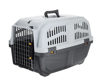 

MPS Carrying animal with a metal door and lock gray 55 x 36 x 35 cm 2 MPS Skudo