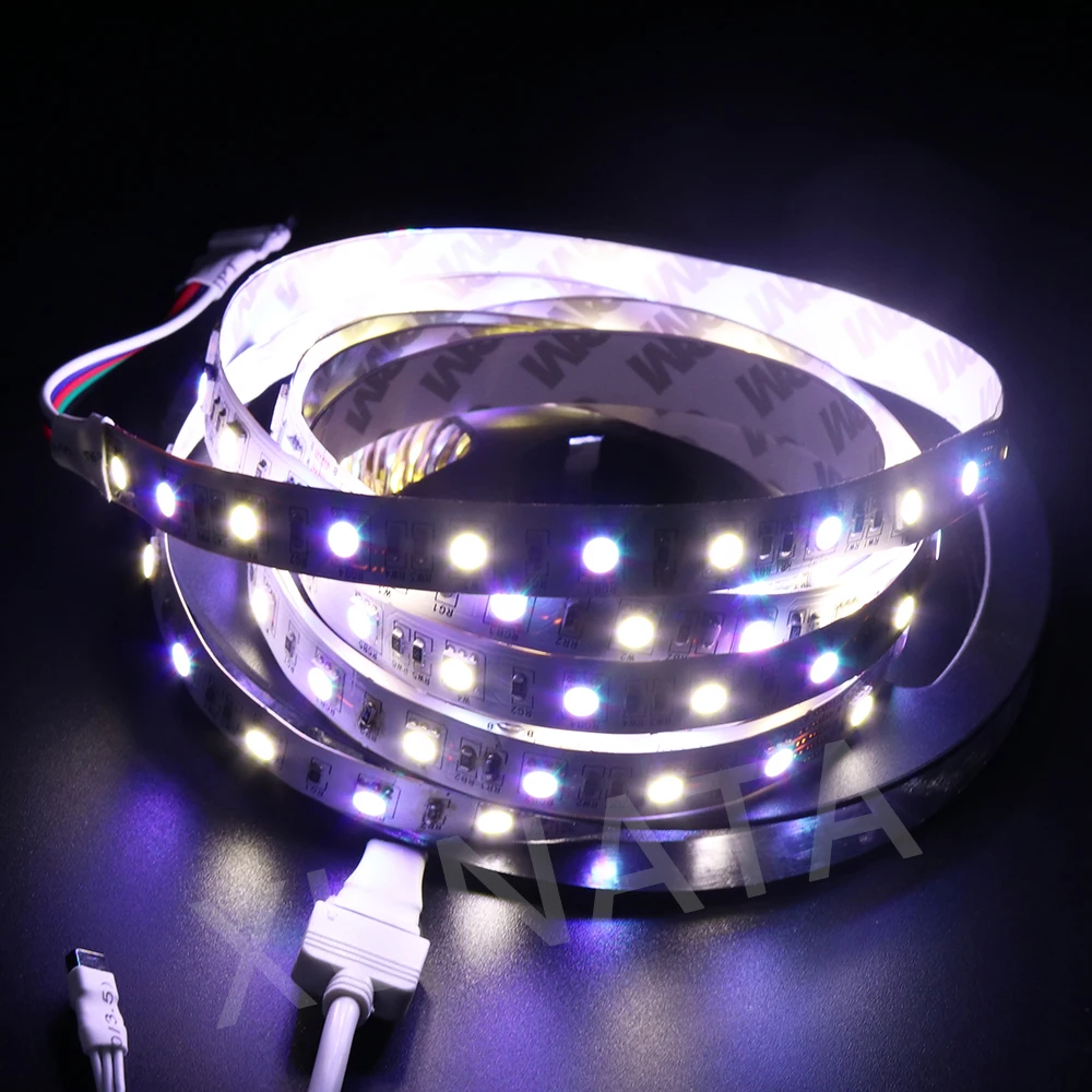 DC12V 5050 RGBW Светодиодные ленты огни 10 м 60 Светодиодный s/m Водонепроницаемый светодиодный гибкая светлая + AU/ EU/US/UK вилка + 40key ИК-пульт