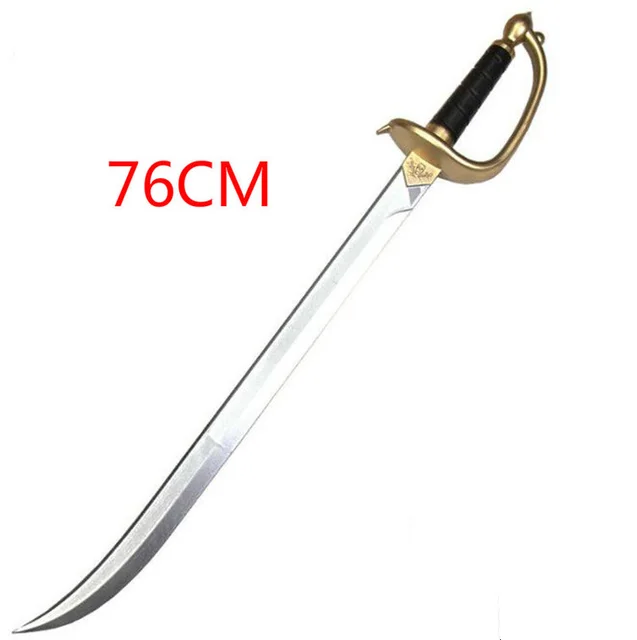Pirate Captain Jack COS Weapon Toy Swords Film Stage PU Rubber  Halloween Pirates of The Caribbean Simulation Props Teen Toy 2