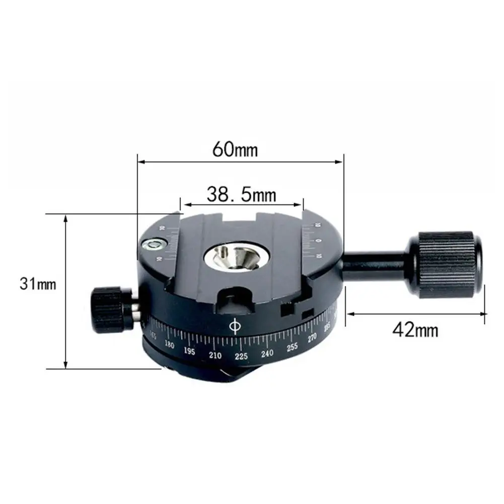 Держатель для панорамного штатива DishyKooker QJ01 360 градусов быстросъемный зажим