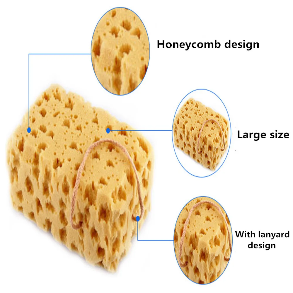 1 шт. Коралловая губка макропористая автомобильная мойка губка блок соты для чистки автомобиля ткань желтый очиститель автомобильный инструмент