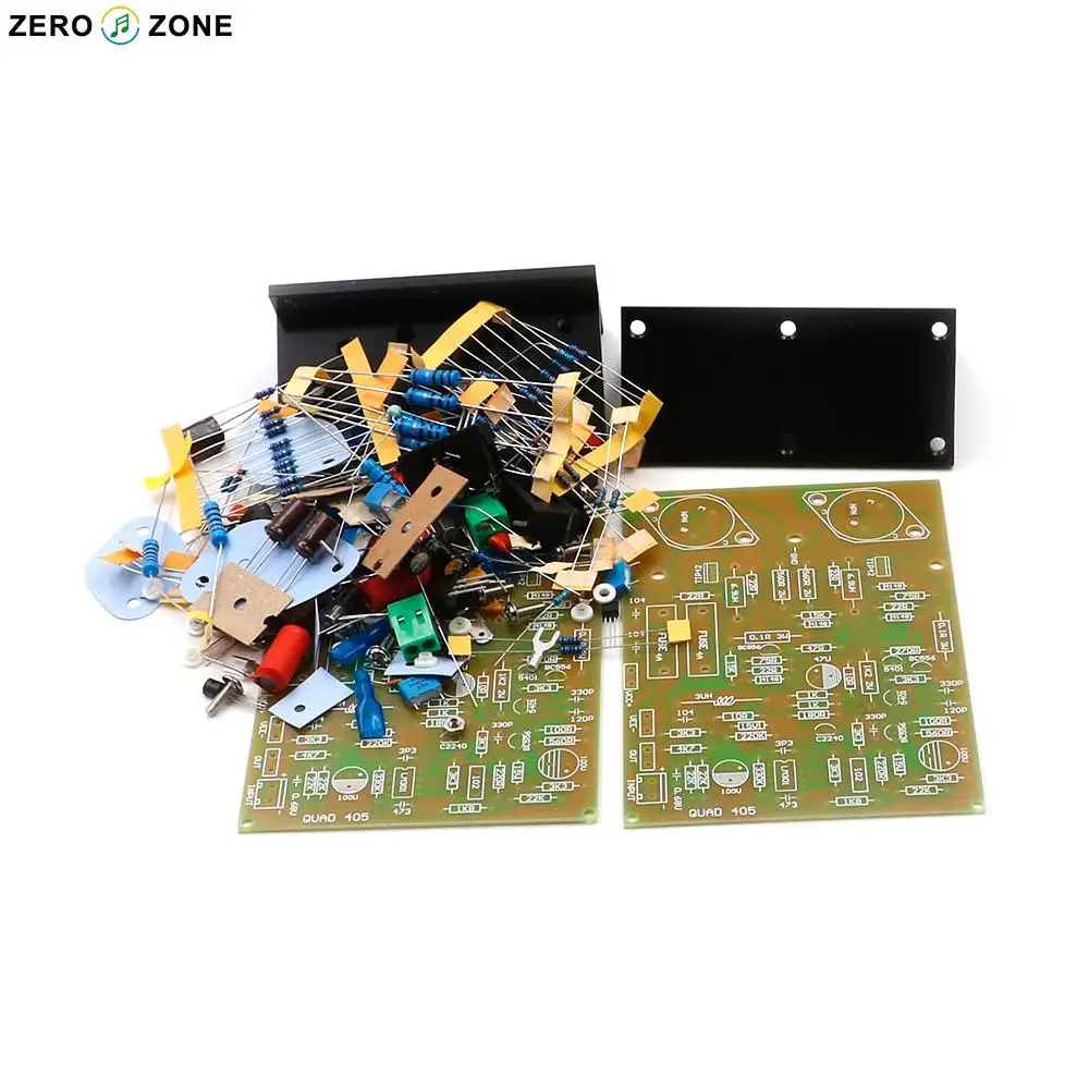 ZEROZONE одна пара (2 платы) Набор DIY kit Clone QUAD405 100 Вт + 8R двухканальный усилитель