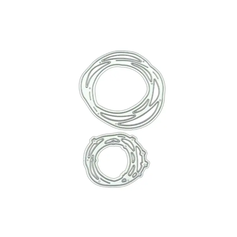

Line Ring DIY Metal Cutting Dies Stencil Scrapbooking Album Stamp Paper Card Crafts Decor