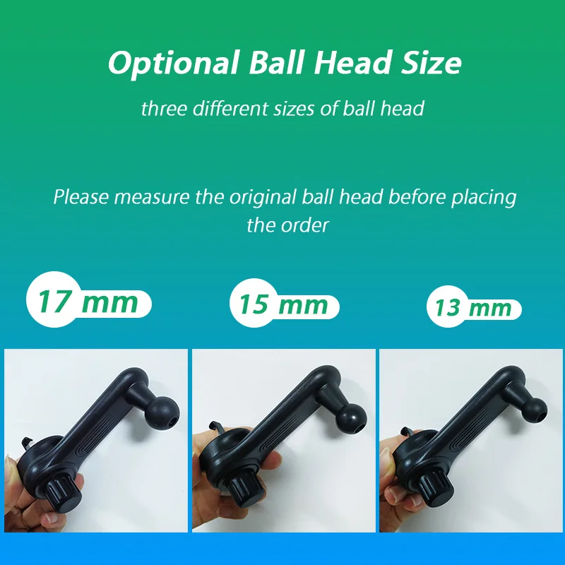 mobile grip holder Universal Car Air Vent Clip 13MM 15MM 17MM Ball Head for Car Phone Holder Stand Gravity Mount Magnetic Support Bracket Clamp mobile stand for bike