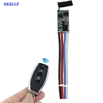 

433 Mhz RF Relay Receiver Universal Wireless Remote Control Switch Micro Module DC3.6V-24V LED Light Controller DIY