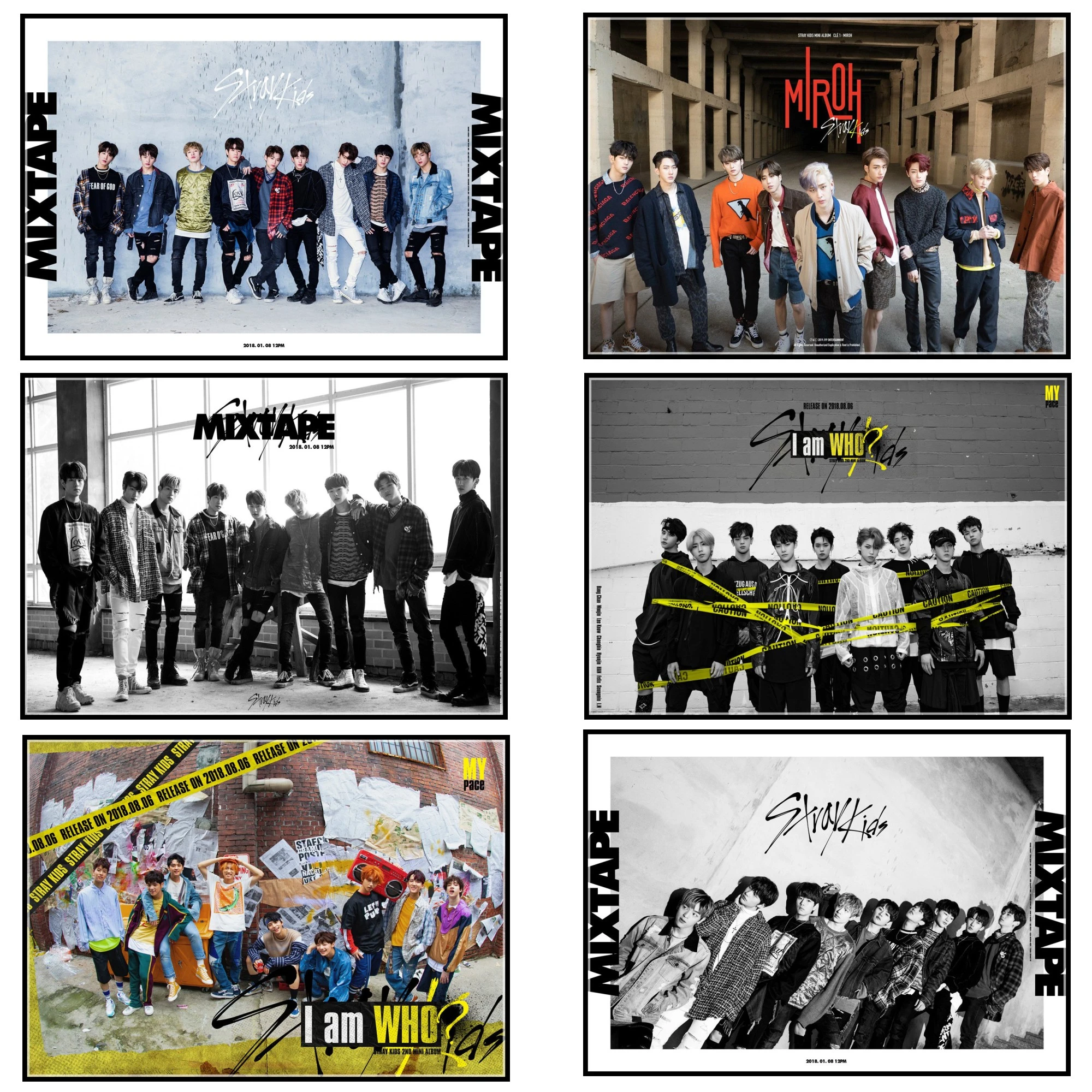 kpop stray kids poster new album i am who poster wall stickers hd photo print korean fashion cute boys poster picture fans gifts painting calligraphy aliexpress