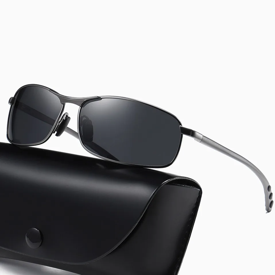 Мужские Винтажные алюминиевые поляризационные солнцезащитные очки классического бренда авиационные солнцезащитные очки с покрытием линзы для вождения для мужчин