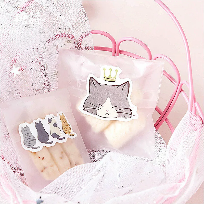 Hot Sale Lovely Cat Diary Memo Pad Plaids and Lines Note Sticky Paper Stationery Delicate Stickers Notepads Office Supplies