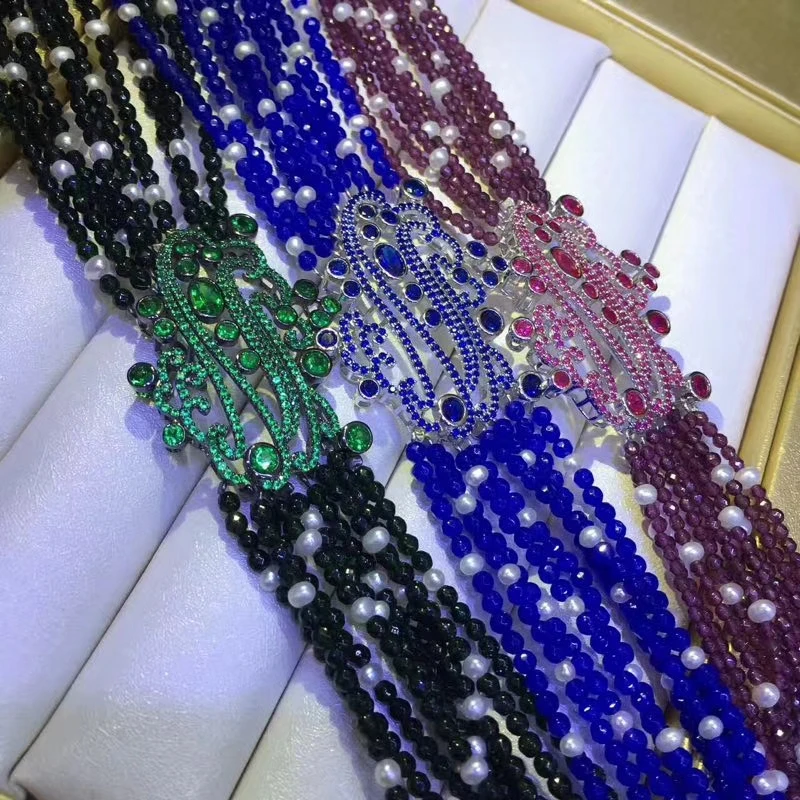 30x42mm Crystal cubic zircon connector Micro Pave for necklace pendant Jewelry DIY Jewelry Findings
