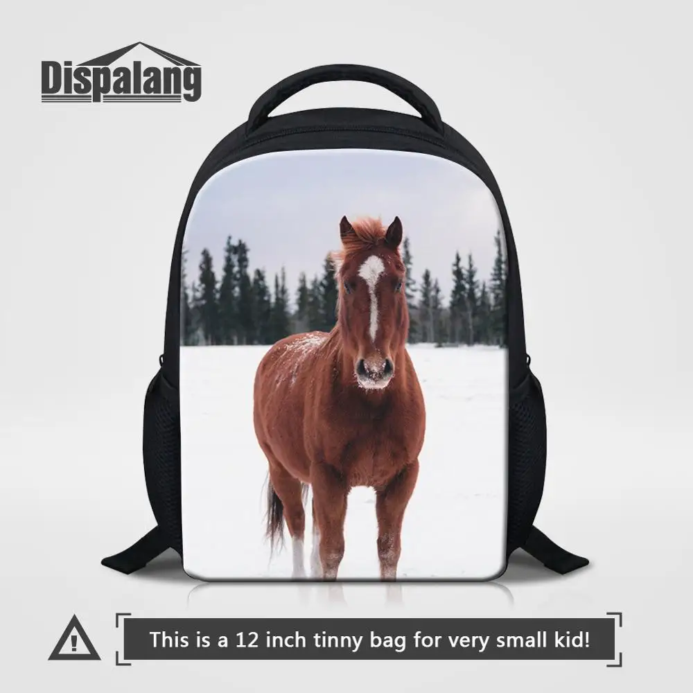 Backpack19 Детский мини-рюкзак с 3D принтом в виде лошади, тигра, собаки, животных, школьная сумка для детей, для мальчиков, уличный рюкзак для путешествий на плечо, Детский рюкзак для книг - Цвет: Backpack19