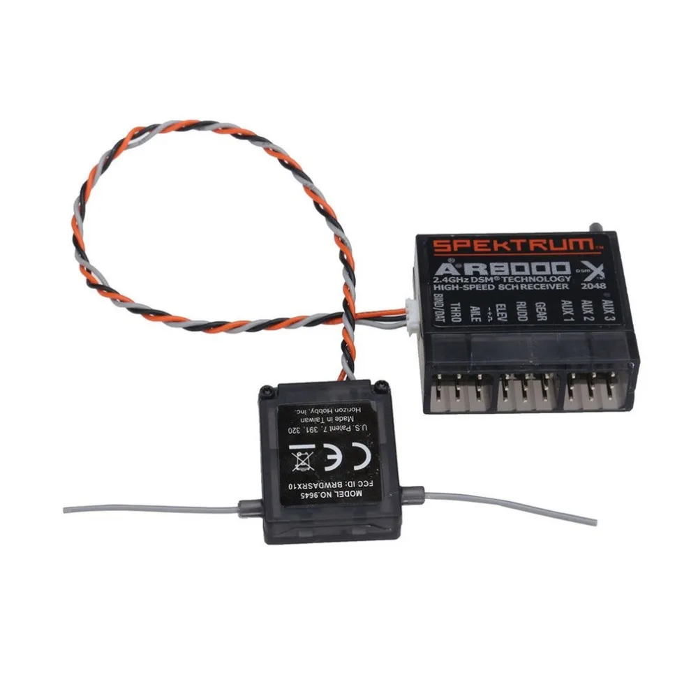 Канальный приемник SPMAR8000 8Ch DSMX высокоскоростной приемник удлиненная антенна DX7s DX8 DX9