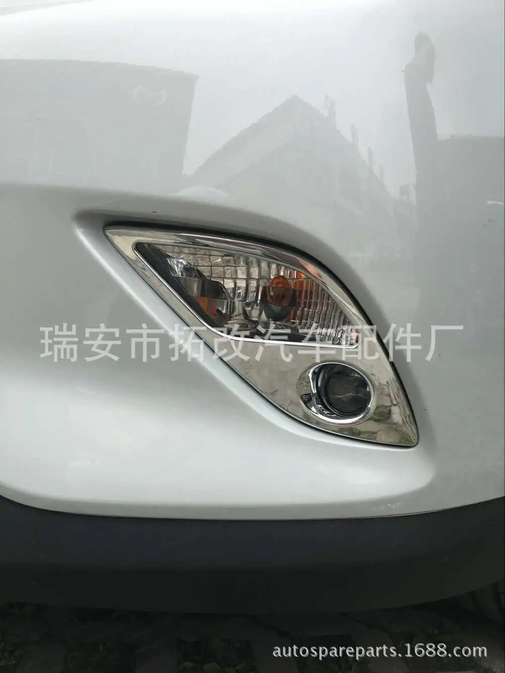 Togox натуральный продукт 4S для Mazda CX-4 передняя противотуманная лампа тень рамка X 2 автомобиля гальванический декоративный лист модифицированные части