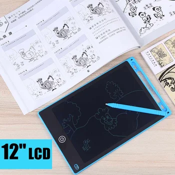 

Portable 12" Inch LCD Writing Tablet Digital Drawing Color Tablet Handwriting Pads Electronic Tablet Board ultra-thin Board