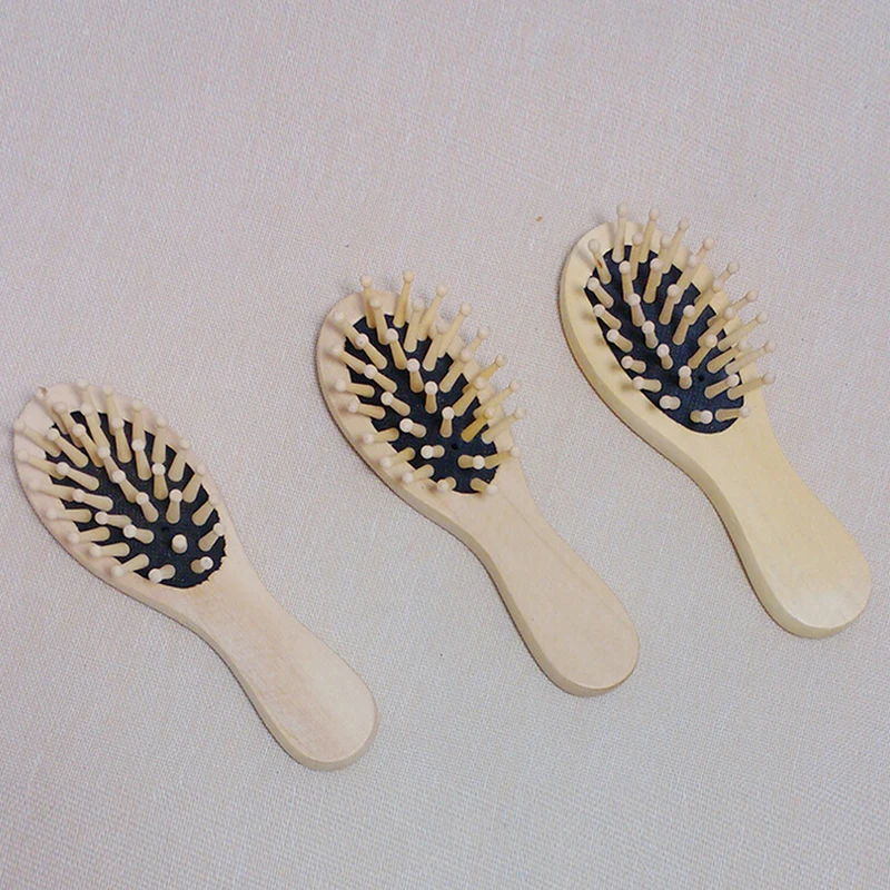 1Pc Spa Massage Comb Brushes Antistatic Wooden Paddle Brush Wood Bamboo Hair Care Combs Styling Tools 5