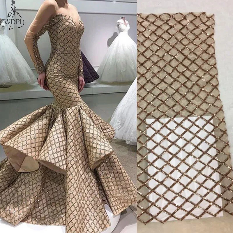 champagne prom dresses 2020 mermaid long sleeve sparkly sequins mermaid ruffle gold sequins evening dresses gowns_看图王