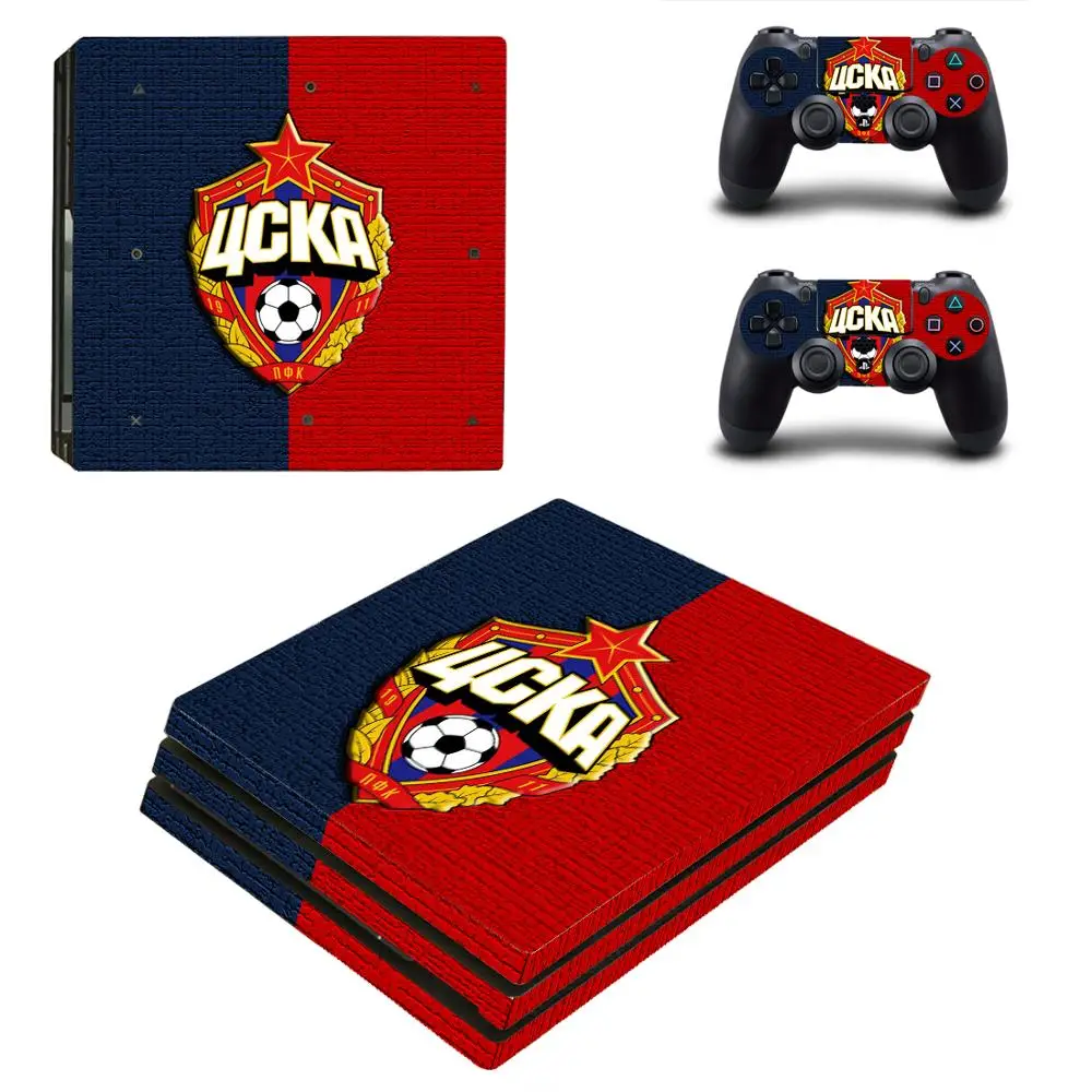 

CSKA Moscow PS4 Pro Sticker Play station 4 Skin Sticker Decal For PlayStation 4 PS4 Pro Console & Controller Skin Vinyl