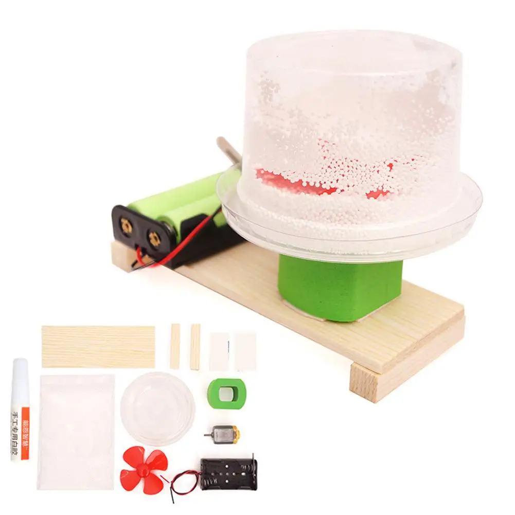 

Students DIY Electrostatic Snow Falling Model Science Experiment Educational Kids Toy Simulated Snow Falling