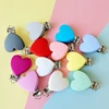 1pcs Silicone Heart-shaped Pacifier Clip Clasp No-Rusty Silicone Beads Baby Chew Dummy Chain DIY Adapter Easy to Attach 4
