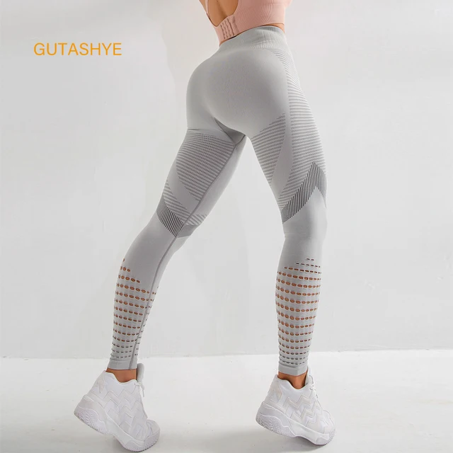 US $12.17 Seamless high waist sport leggings sportswear gym woman yoga Pants fitness women pants yoga running