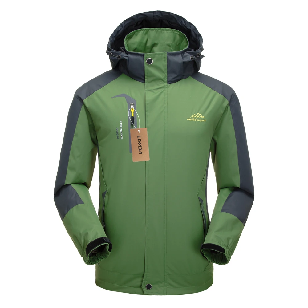 Lixada, водонепроницаемая куртка, ветрозащитный плащ, спортивная одежда на открытом воздухе, для пеших прогулок, путешествий, велоспорта, спортивное отстегивающееся пальто с капюшоном для мужчин
