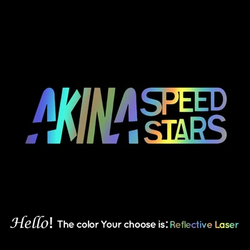 

Fashion AKINA SPEED STARS Car Sticker Funny KK Vinyl for Automobile Stickers Cars Accessories Removable Waterproof and Sunscreen