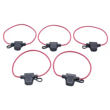 

30A Rugged Standard Blade Inline Fuse Holder for Automobiles Splash-proof Dc 12v 30a Rugged Standard Blade Inline Fuse Holder