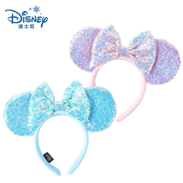 Disney Mickey Mouse Headband Bow Hair Minnie Mouse Ears Headband Cosplay Hair Accessories Pretend To Play Toys For Kids Gift 3