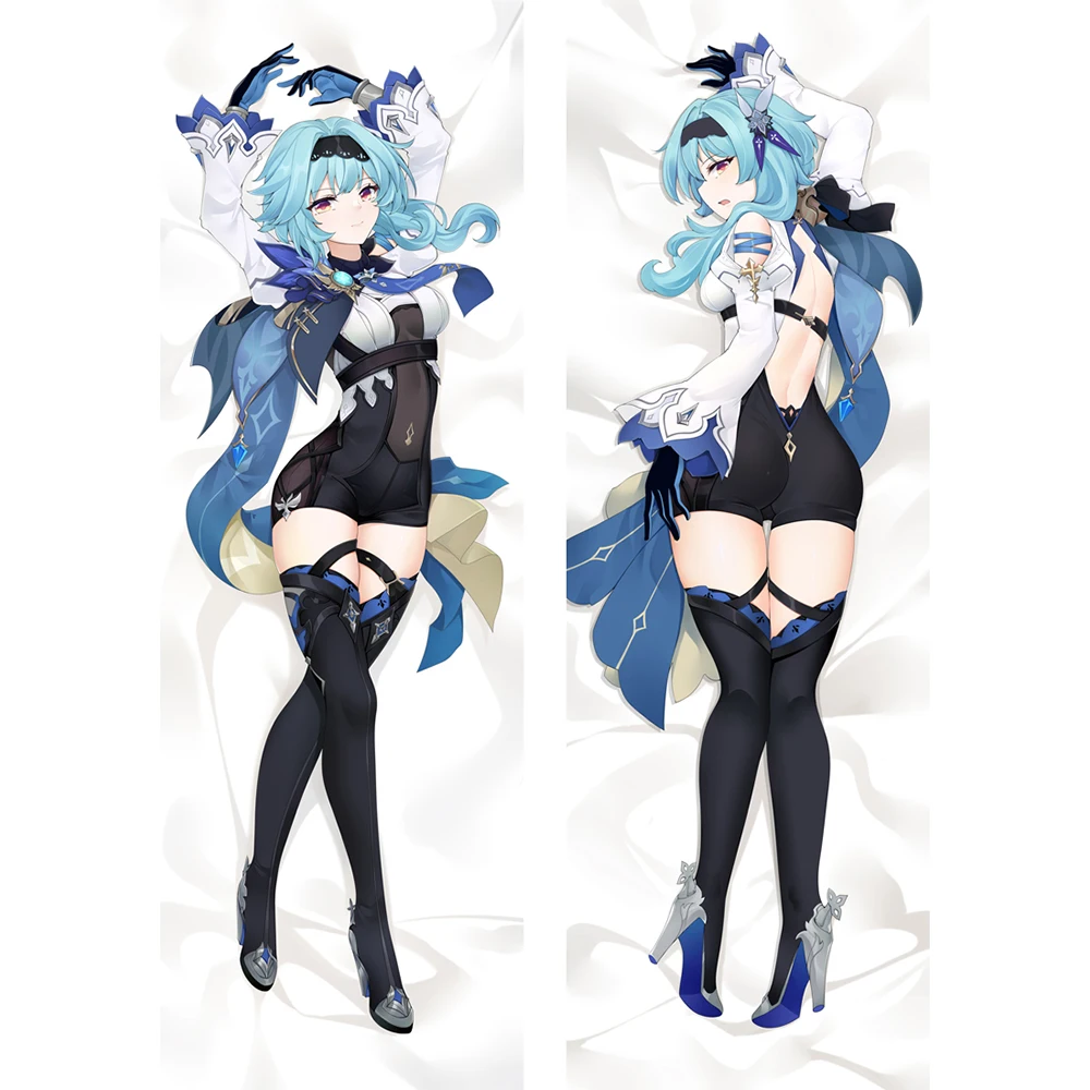 Anime Genshin Impact Eula Lawrence Cosplay Dakimakura Hugging Body Pillow Case Cover Pillowcase Cushion Bedding Home Decor Gift |
