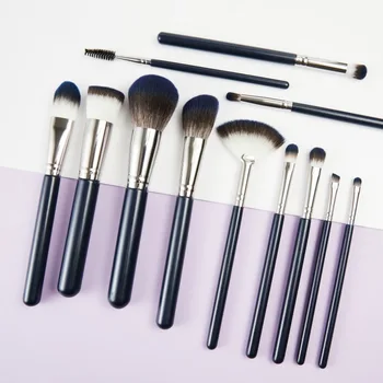 

Makeup Brush Beginners Makeup Tool Sky Blue Series 12 Makeup Brush Set