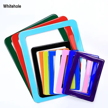 

DIY Colorful Magnetic Photo Picture Frames Fridge Refrigerator Magnet Photo frame For Wall Living Room Decor 11 Colors