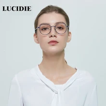 Lucidie, классические женские очки, оправа, прозрачная, модная, индивидуальная, большая оправа, очки