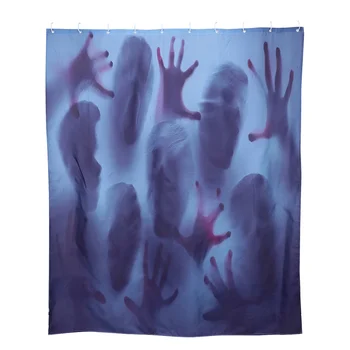 

1Pc Decorative Bath Curtain Waterproof Bath Curtain Halloween Shower Curtain