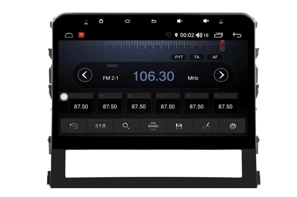 NaweiGe 10,1 дюймов S300 Android восьмиядерный 9,0 4+ 32 гб автомобильный dvd для Toyota Land Cruiser 200- LC200 авторадио стерео