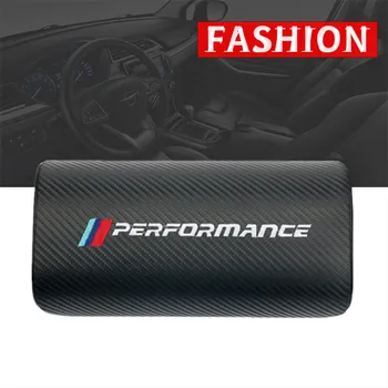 

1pcs car neck pillows both side pu leather single headrest case for BMW M3 M5 X1 X3 X5 X6 E46 E39 E36