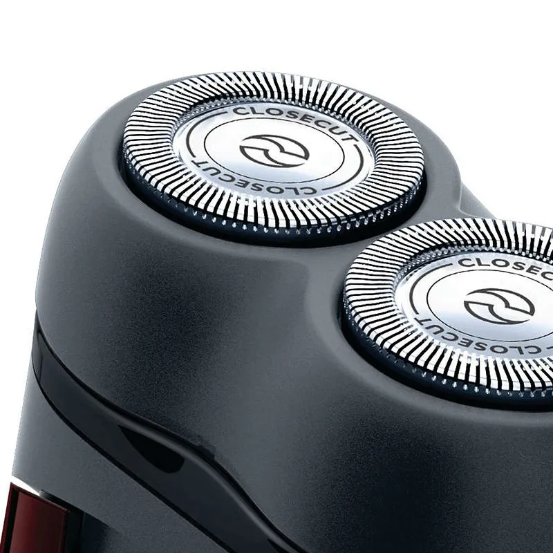 Philips электрическая бритва для бритья PQ206 AA батарея для отслеживания контура лица для мужчин с двумя плавающими головками