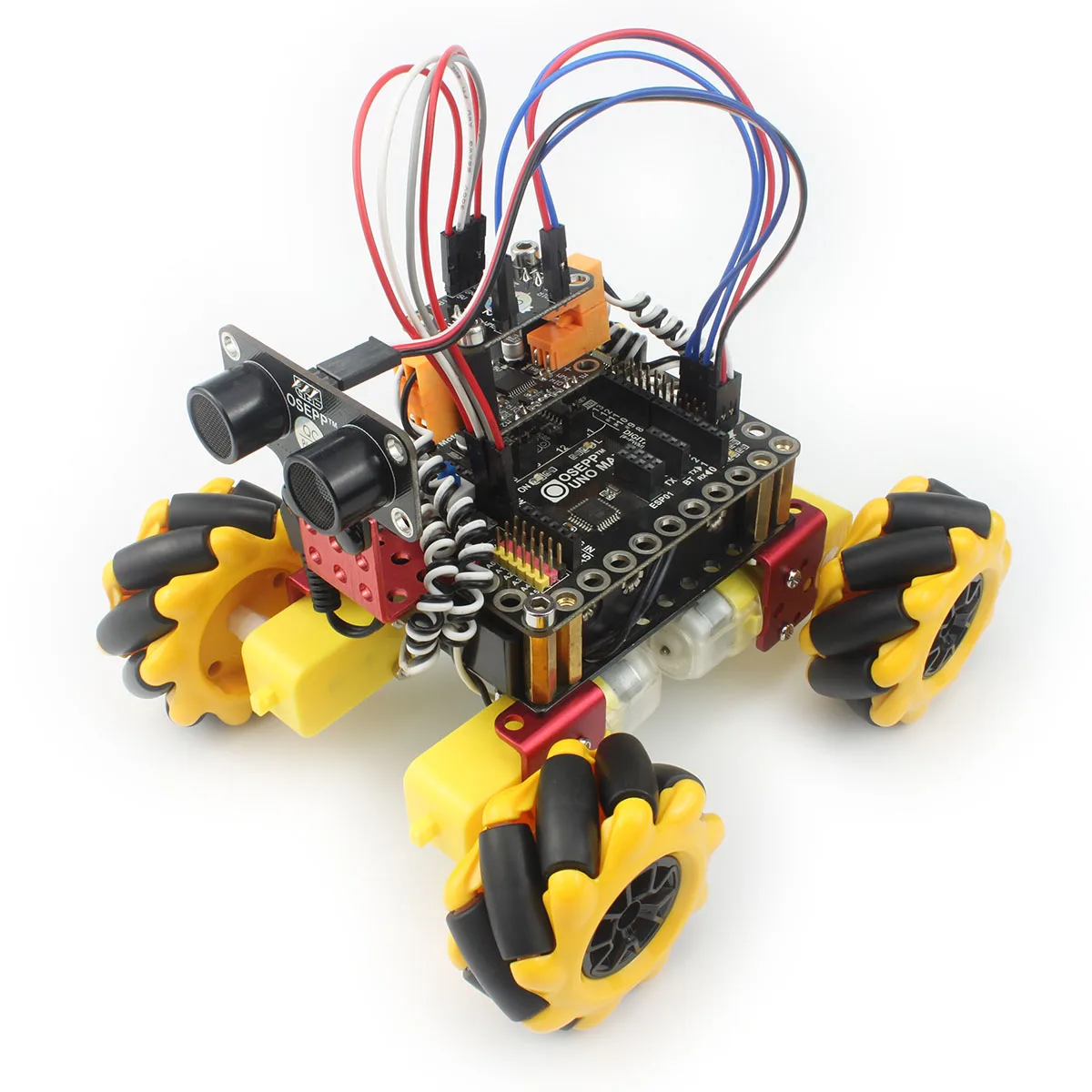 Робот-автомобиль Mecanum Wheel RC для Arduino с двигателем TT графическое Программирование