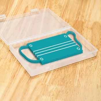 

Clear box mask holder Face Mask Storage Box Foldable Storage Disposable Face Masks Clip Pollution-Free Protection Mask Cleaning
