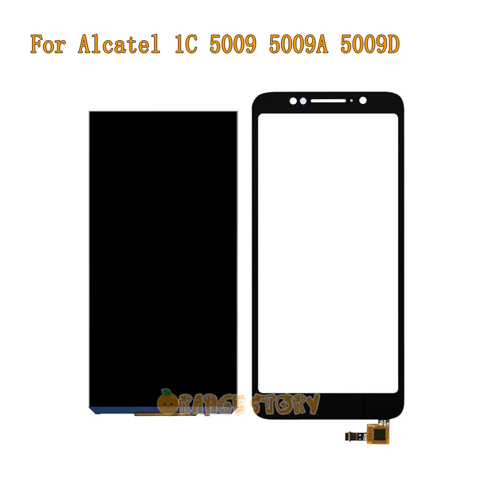 Сменный сенсорный ЖК экран для Alcatel 1C 5009 5009A 5009D|Экраны мобильных телефонов| |