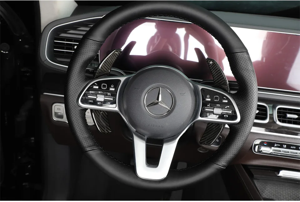 Накладка для рычага переключения передач для Mercedes gle w167 gle carbon gle gle 350/amg 450 500e amg inxterior аксессуары для украшения