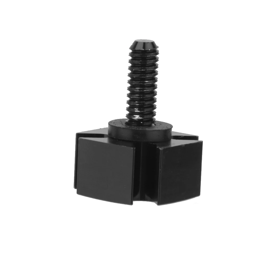 1/4'' Aluminum Cross Seat Mount Bolt Screw Cap For Harley Sportster-Black