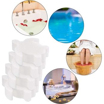 

16Pack Pool Oil Absorbing Sponge Reusable Grime Scum Cleaning Tools for Hot Tub and Swimming Pool