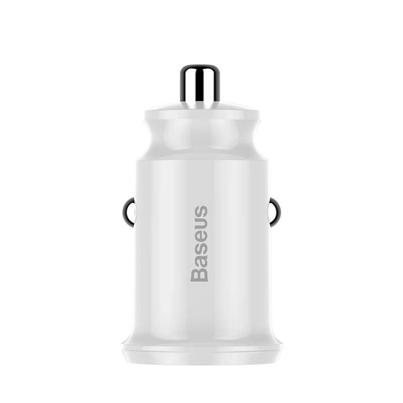 Baseus Universal Mini Car Charger For Mobile Phone Tablet GPS 3.1A Fast USB Charger Dual Usb Car Phone Charger Adapter In Car usb 5v 2a Chargers