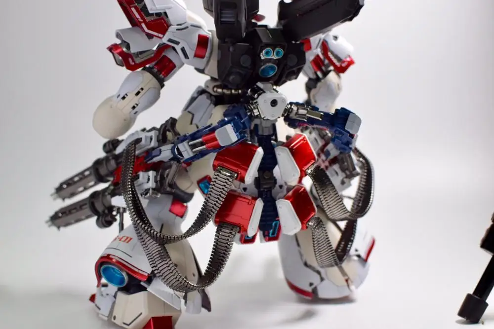 ZL модель светодиодный пулемет Гатлинга расширительный рюкзак для Bandai MG 1/100 MSN-04 Sazabi Gundam DZ001