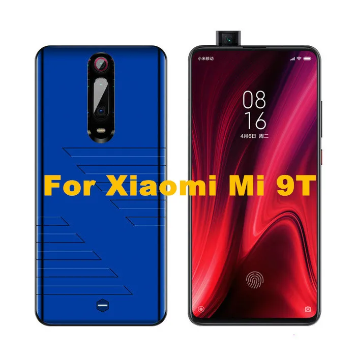 6800 мАч Чехлы для аккумуляторов Зарядное устройство для телефона Xiaomi Mi 9T Pro power Case Внешний аккумулятор power Bank для Xiaomi Mi 9T Чехлы для зарядки - Цвет: Blue for Mi 9T