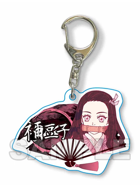 Аниме Demon Slayer: Kimetsu no Yaiba Tanjirou Nezuko Tomioka Giyuu косплей брелок акриловая фигура мультфильм кулон подарок
