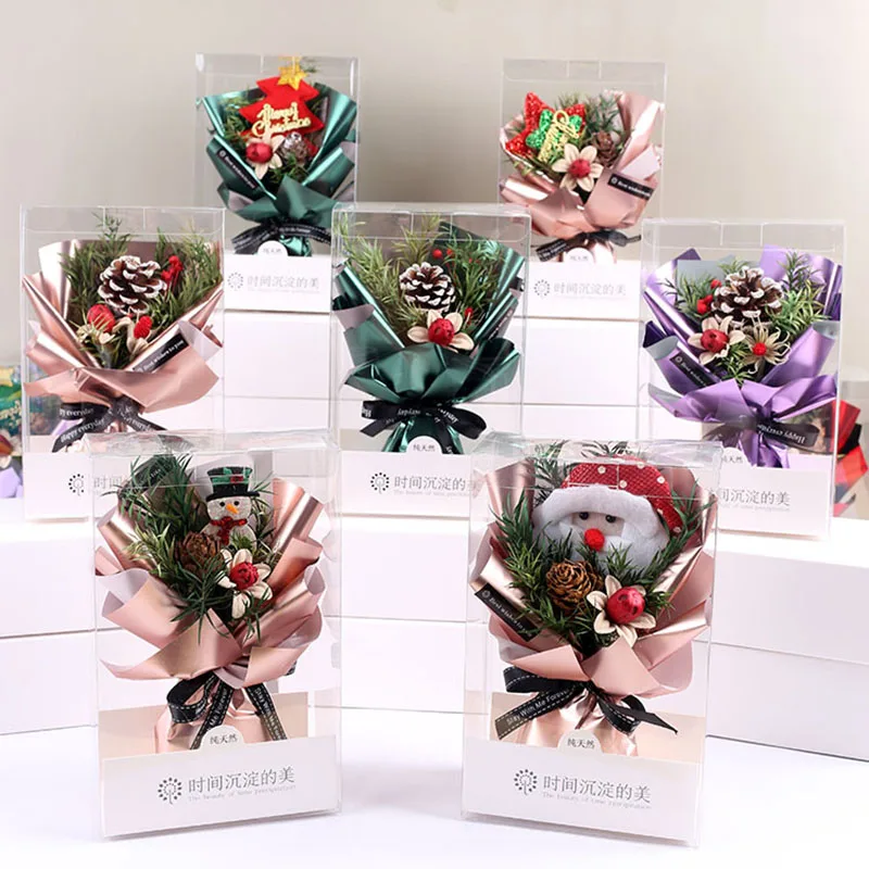 Tanie Odświeżacz powietrza do samochodu ręcznie zrobiony kwiatek Mini bukiet zestaw upominkowy klimatyzator wylot zapachowy klips do odświeżacza akcesoria do wnętrza samochodu