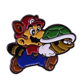 

Super Mario Bros collector pin nostalgic characters from Nintendo game jewelry