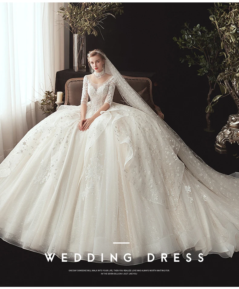 Платье для беременных с аппликацией и жемчугом; винтажное белое свадебное платье принцессы; Vestidos de Noivas; свадебные бальные платья; платье невесты