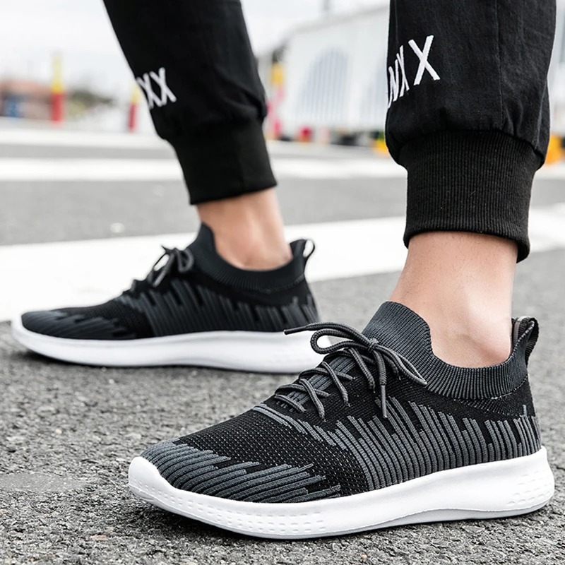 

Spring Men Casual Shoes Lace up Men Running Shoe Lightweight Comfortable Breathable Male Walking Sneakers Tenis Chaussure Homme