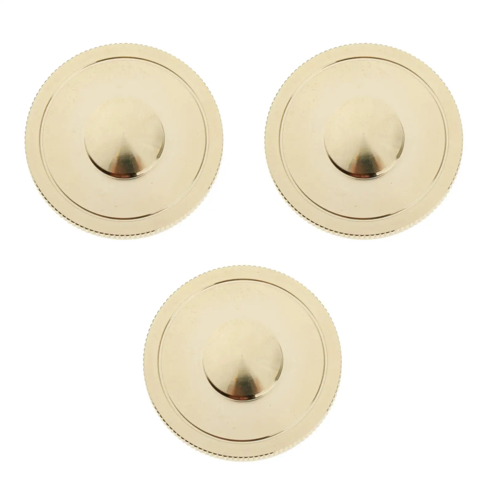 Pack of 3 Professional Metal B Flat Keys Buttons for Tenor Saxophone Wind Instrument Accessories